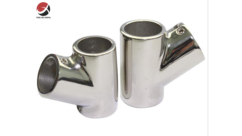 不鏽鋼(gāng)60度三通(tōng)船用五(wu)金配件(jiàn)