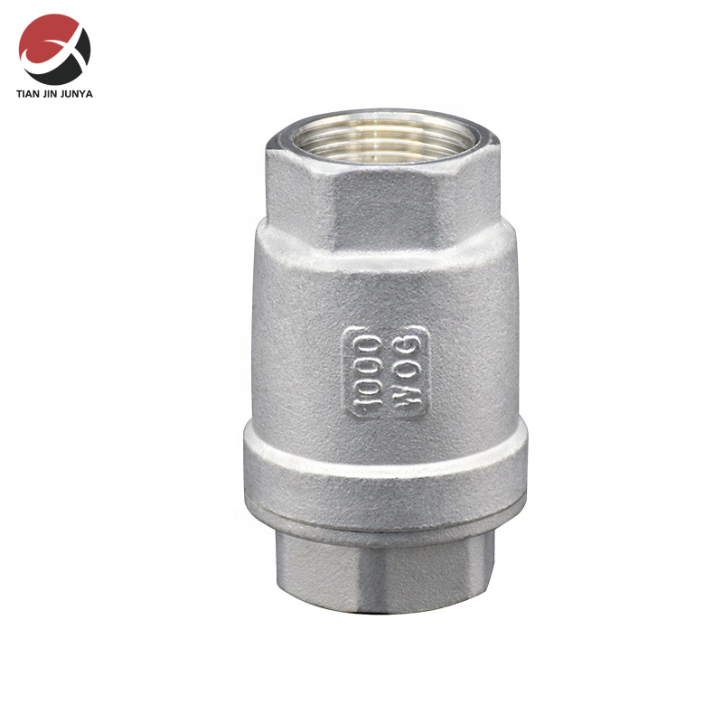 不鏽(xiu)鋼二片(pian)式彈簧(huang)止回閥(fá)